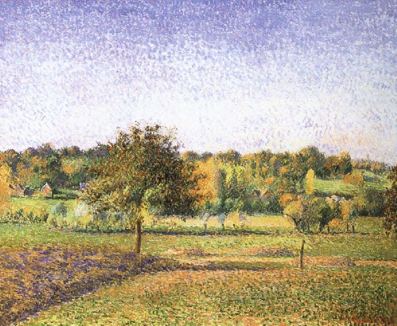Camille Pissarro Flowering trees Norge oil painting art